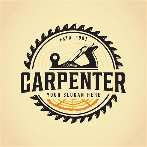 Premium Vector Carpentry Logo With Vector Illustration Hammer Steel