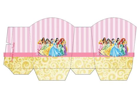 Personalizados Princesas Disney Para Imprimir - Princesas Disney Kit festa infantil grátis para imprimir - Inspire sua ...