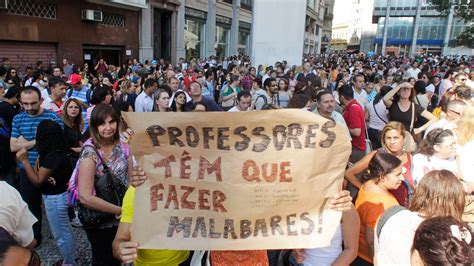 Fotos Professores Da Rede Municipal De SP Protestam Em Frente Ao