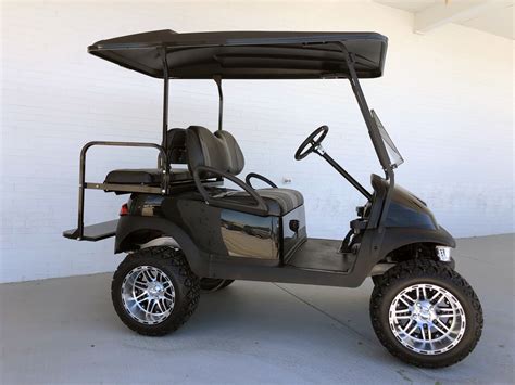 Black Beast Lifted Club Car Precedent Golf Cart | Golf Carts - Lifted