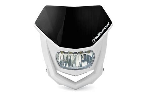 Portafaro Polisport Halo Led Homologado Negro