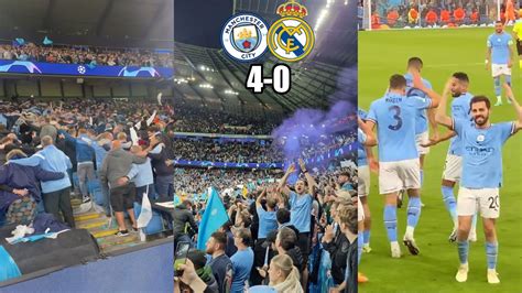 Completely Crazy Man City Fan Reactions To 4 0 Win Against Real Madrid And Reaching The Cl Final