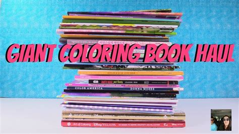 Giant Coloring Book Haul From Amazon Completed Pages