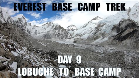 We Reached Everest Base Camp Ebc Trek Day Lobuche To Base Camp