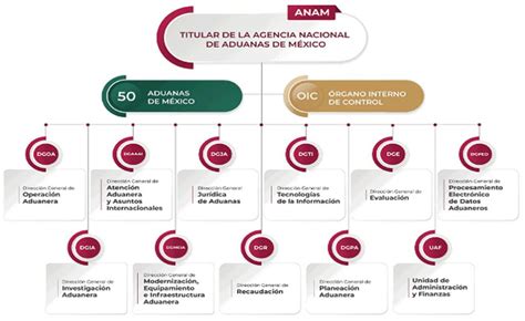 MANUAL DE ORGANIZACIÓN GENERAL DE LA AGENCIA NACIONAL DE ADUANAS DE