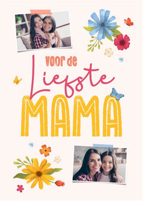 Moederdagkaart Voor De Liefste Mama Bloemen Kaartje Go