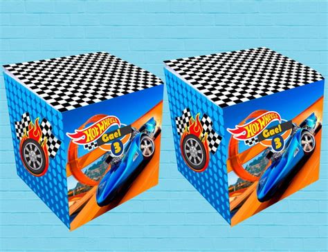 Caixa Cubo Hot Wheels no Elo JR Lembranças C DC