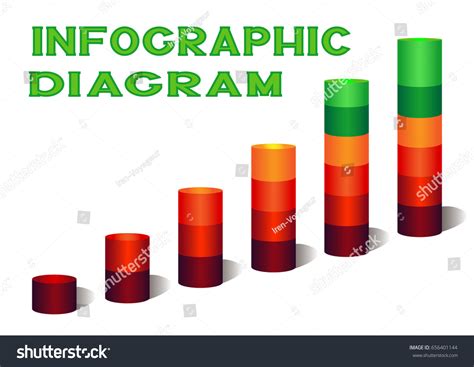 Colorful Infographic Diagram Stock Vector Royalty Free 656401144