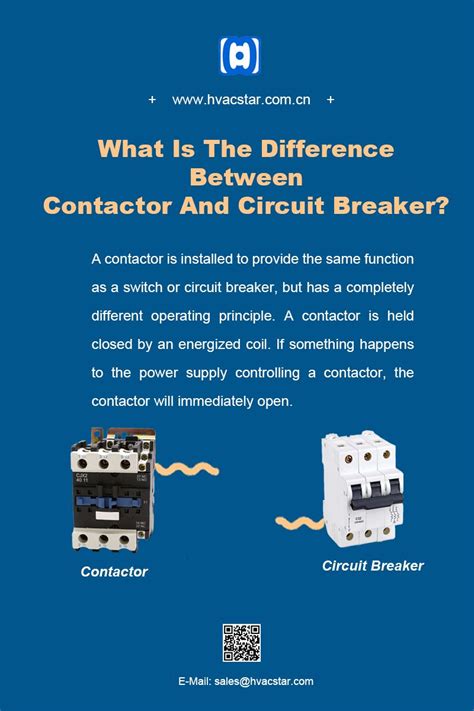 What Is The Difference Between Contactor And Circuit Breaker