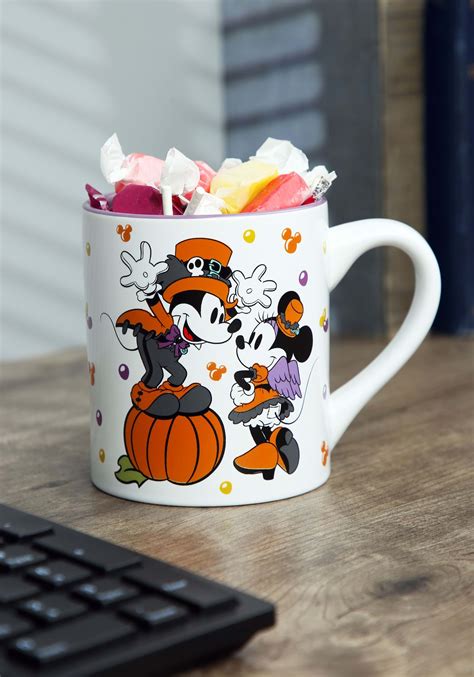 Lets Party Mickey And Minnie Disney Halloween Mug