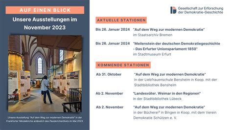 Auf Einen Blick Unsere Ausstellungen Im November Gesellschaft