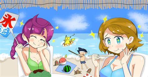 ポケモン かき氷、おいしー！ Mahoまほのイラスト Pixiv