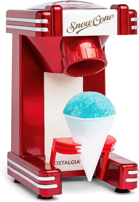 Nostalgia Snow Cone Shaved Ice Machine Makes 20 Icy