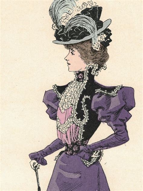 An American Gilded Age Fashioned Lady Image From The Bartow Pell