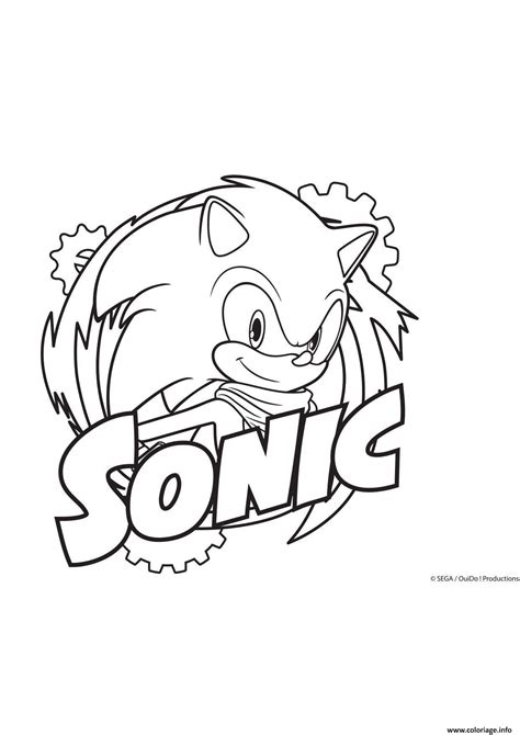 Coloriage Sonic Fun Dessin Gulli Imprimer