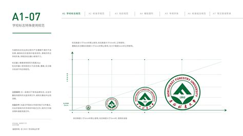 学校标志特殊使用规范 东北林业大学校园文化