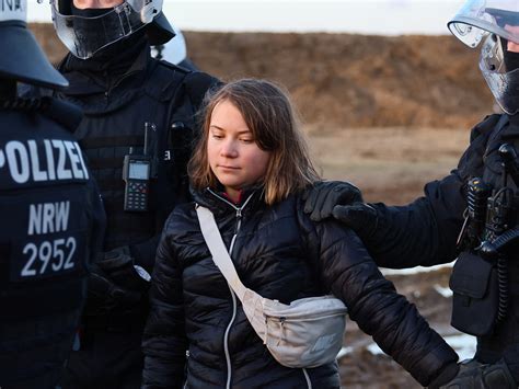 L Tzerath Demonstration Greta Thunberg Von Polizei Festgenommen Vol At