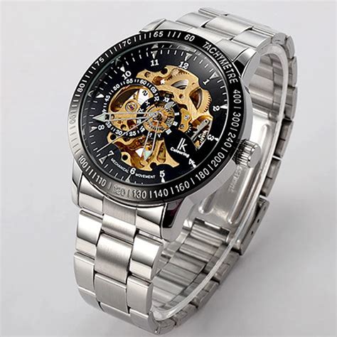 Ik Colouring Watch Men Casual Sport Mechanical Watches Full Steel