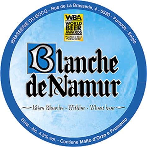 Brasserie Du Bocq Blanche De Namur 20l YouBeerShop