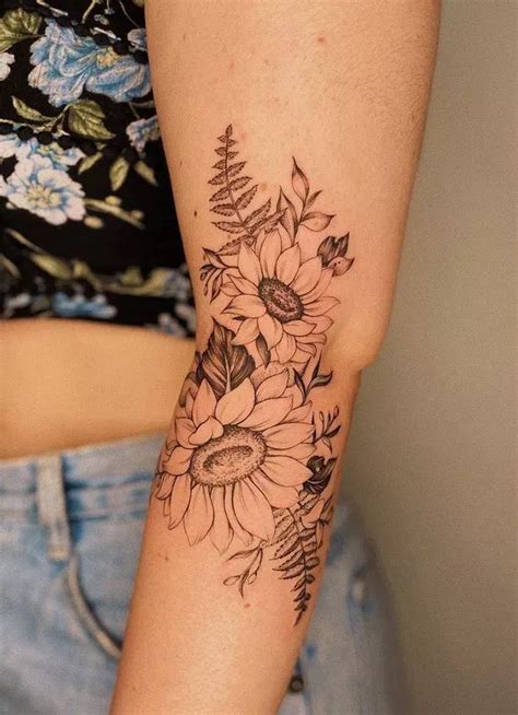 100 Amazing Sunflower Tattoos And Meaning Artofit