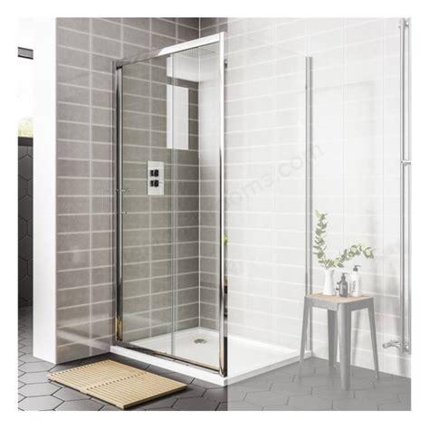 Essential Spring 1200mm Sliding Door Rectangular Shower Enclosure Edo12 Plumb Warehouse