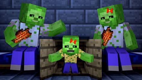 Zombie Vs Villager Life Alien Being Minecraft Animation Youtube