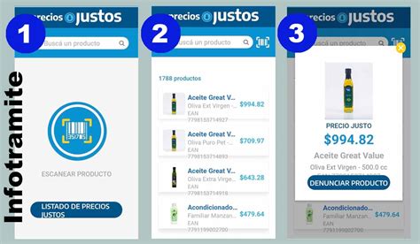 App Precios Justos Info Tramite