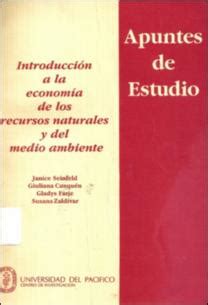 Introducción a la economía de los recursos naturales y del medio