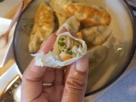 Korean Food Photo Making Mandu First Try