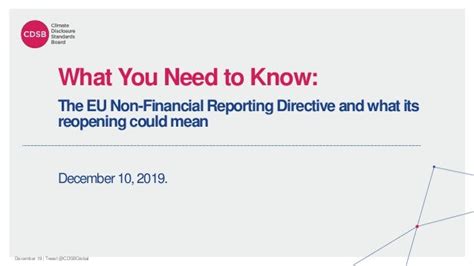 What You Need To Know The Eu Non Financial Reporting Directive And W…