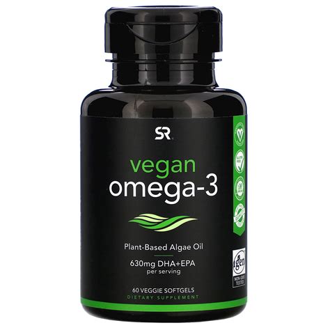 Sports Research Vegan Omega Veggie Softgels Walmart