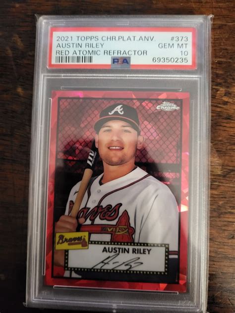 Topps Chrome Platinum Anniversary Red Atomic Refractor