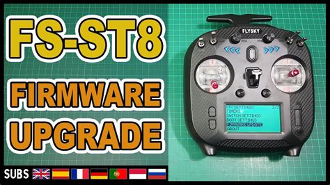 Aggiornamento FIRMWARE FLYSKY FS ST8 YouTube