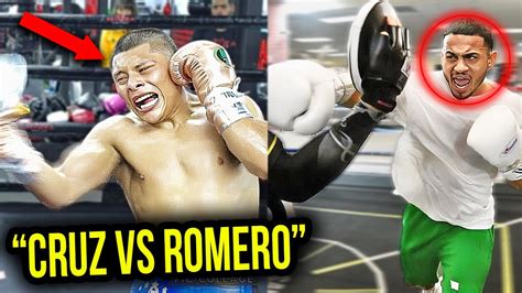 New Isaac Cruz Vs Rolando Romero Training Footage Heavy Bag