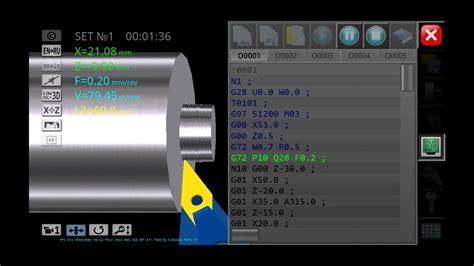 G72 Se Step Turning Program With Practical Cnc Simulator Easy Mathod By