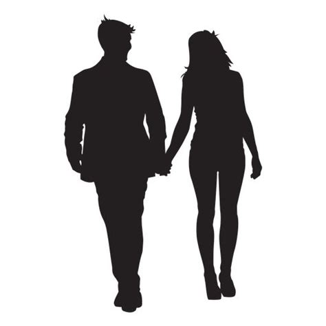 Couple Holding Hands Silhouette PNG & SVG Design For T-Shirts | Hand ...