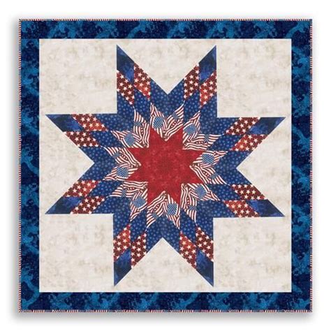 Northcott Stonehenge Americana Lone Star Jelly Roll Quilt Kit Stars