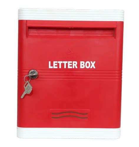 Red Metal Letter Box Single Key Lock Size X X At Rs