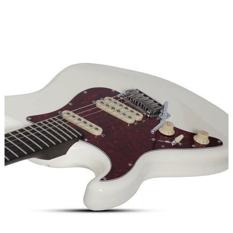 Schecter Mv 6 Left Handed Olympic White At Gear4music