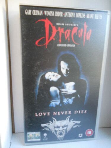 Bram Stoker S Dracula 1992 VHS PAL Rated 18 Cinema Club Clear