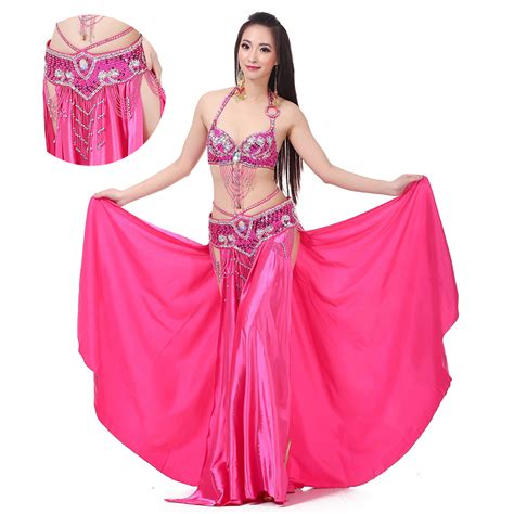 New Style Belly Dance Costume S M L Pcs Bra Belt Skirt Sexy Dancing