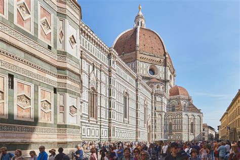 The Basilica Di Santa Maria Del Fiore In Florence Editorial Photography