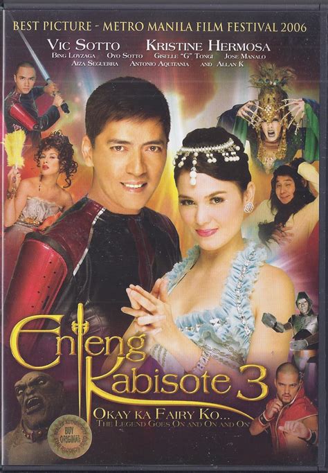 Vic Sotto Kristine Hermosa in ENTENG KABISOTE 3 Philippine DVD: OKAY KA ...