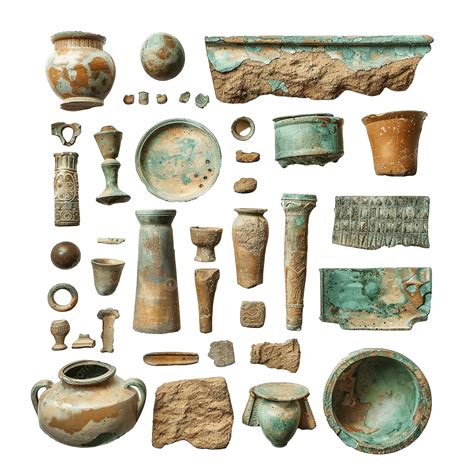 Ancient Artifacts Archeology Composition, Equipment, Culture, Science