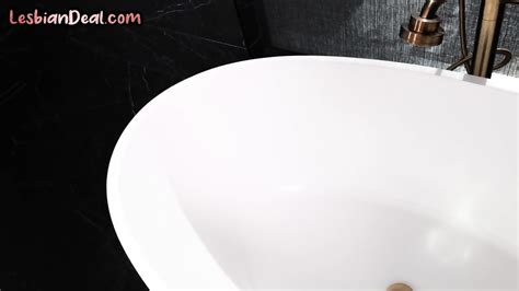 Bigtitted Lez Babe Seduced By Nympho Lez In Bathroom