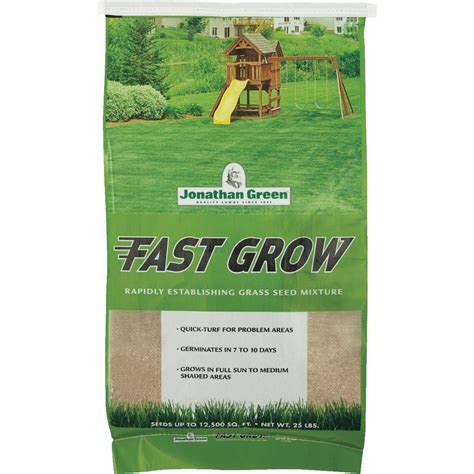 Jonathan Green Fast Grow 25 Lb 6250 Sq Ft Coverage Ryegrass And Fescue Grass Seed Elitsac Inc