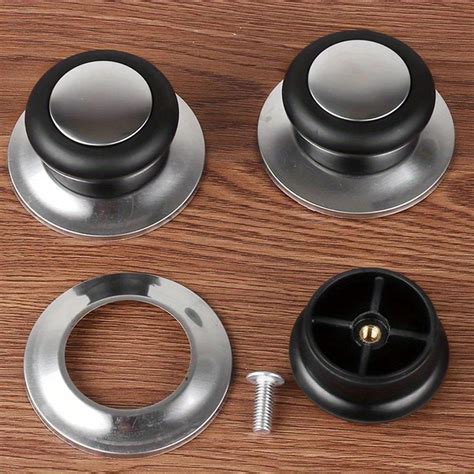 1 2 3pcs Universal Stainless Steel Pot Lid Knobs Cookware Replacement