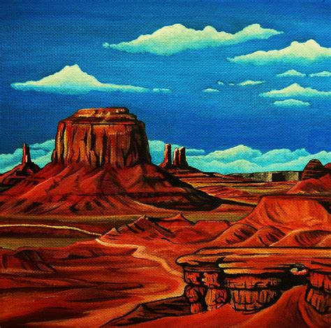 Monument Valley Painting By Lucy Deane