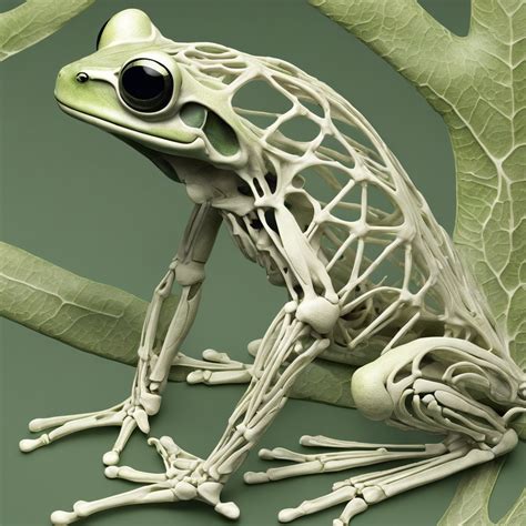 Tree Frog Skeleton Anatomical Insights Revealed