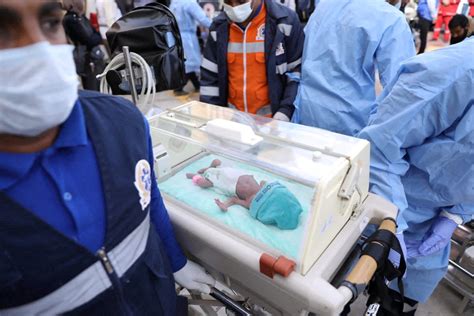 Group Of 28 Premature Gaza Babies Evacuated To Egypt